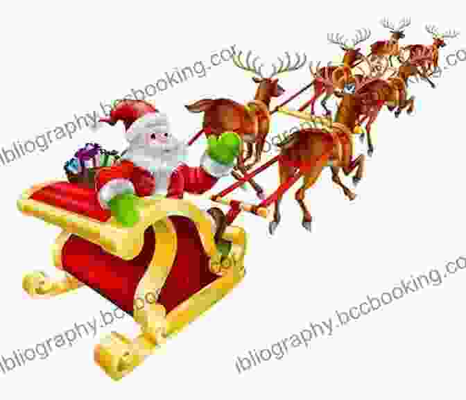 A Festive Illustration Of Santa Claus Tooting His Tooshie On A Golden Sleigh. Santa S Tooting Tooshie: A Story About Santa S Toots (Farts) (Farting Adventures 7)
