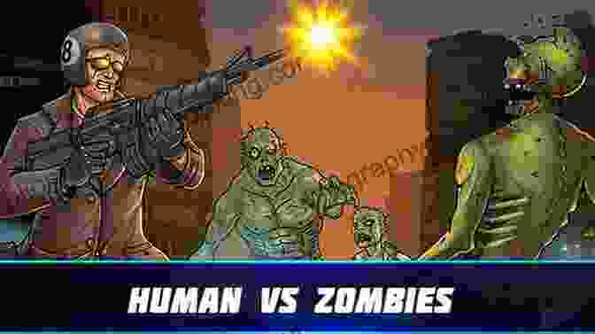 A Group Of Humans, Zombies, And Aliens Fighting In A Battle Royale Zombies Vs Aliens (Battle Royale: Lethal Warriors)