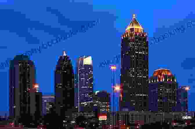 A Panoramic Cityscape Of Atlanta At Night, With The Towering Skyscrapers Casting Shadows On The Horizon. Magic Shifts (Kate Daniels 8)