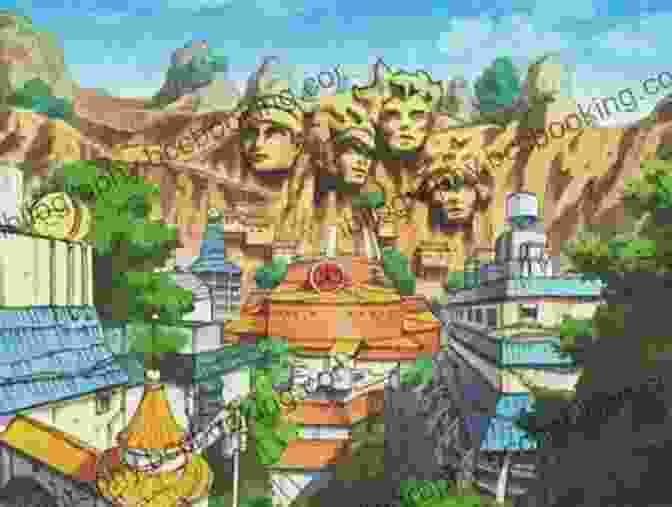 A Panoramic View Of The Hidden Leaf Village, With Naruto Uzumaki Overlooking The Village From The Hokage Monument. Naruto Vol 1: Uzumaki Naruto (Naruto Graphic Novel)
