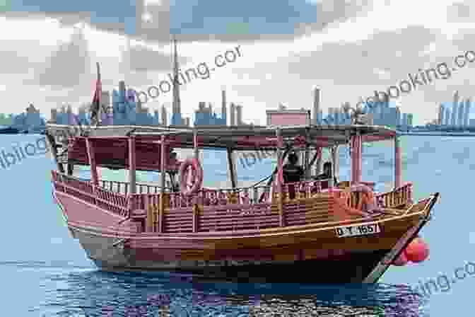 A Traditional Wooden Boat Navigating The Dubai Creek, With The City's Skyscrapers In The Background Dubai: Dubai Travel Guide: The 30 Best Tips For Your Trip To Dubai The Places You Have To See