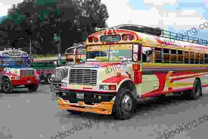 A Vibrant Guatemalan Chicken Bus Adorned With Intricate Artwork Guatemalan Chicken Buses Insight Guides