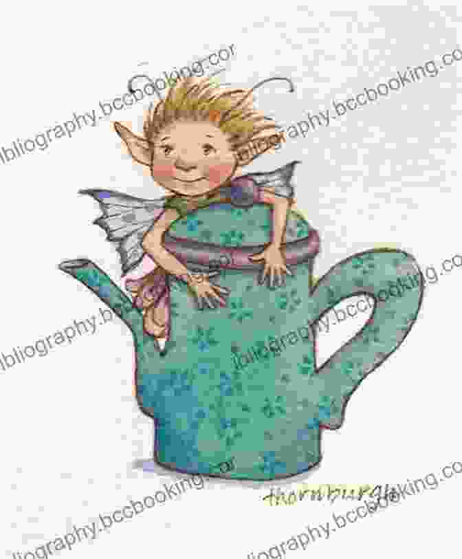 A Whimsical Illustration From The Book, Depicting A Mischievous Fairy With Sparkling Eyes And A Bright Smile, Surrounded By Twinkling Stars. LION AND HARE: A Short Funny Fairy Tale With Pictures For Reading Aloud With Toddlers 2 6 Years Old Who Are Learning To Read Bedtime Stories For Little (Small With Big Pictures 24)