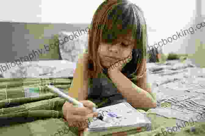A Young Child Scribbling Poetry Into A Notebook, Surrounded By Books And Pencils. My Career: In Rhyme Poetry Row