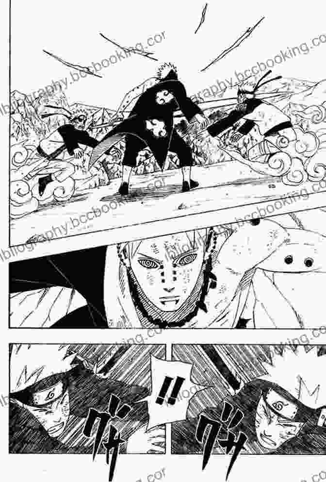 Action Packed Scene From Naruto Vol 47 Featuring Naruto Summoning Gamabunta, The Giant Toad, To Fight Pain Naruto Vol 47: The Seal Destroyed (Naruto Graphic Novel)