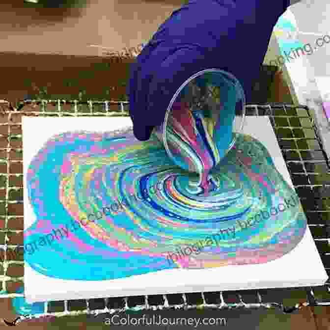 An Example Of A Paint Pouring Using Advanced Techniques Paint Pouring: Mastering Fluid Art