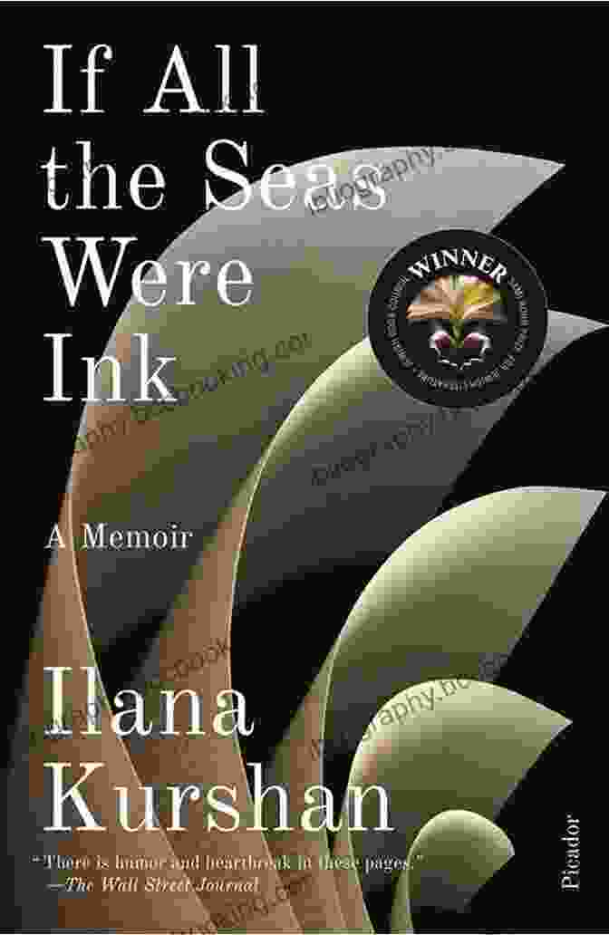 Book Cover Of 'If All The Seas Were Ink', Depicting A Woman Writing On A Sheet Of Paper In Front Of A Vast, Inky Ocean. If All The Seas Were Ink: A Memoir
