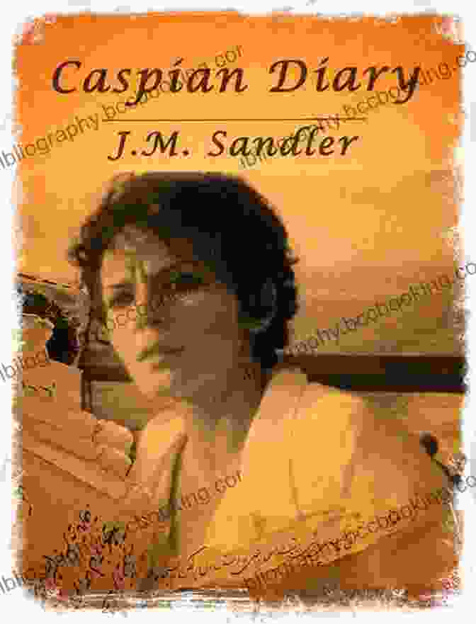 Caspian Diary Sandler Book Cover Featuring A Woman And A Man Gazing At The Caspian Sea Caspian Diary J M Sandler