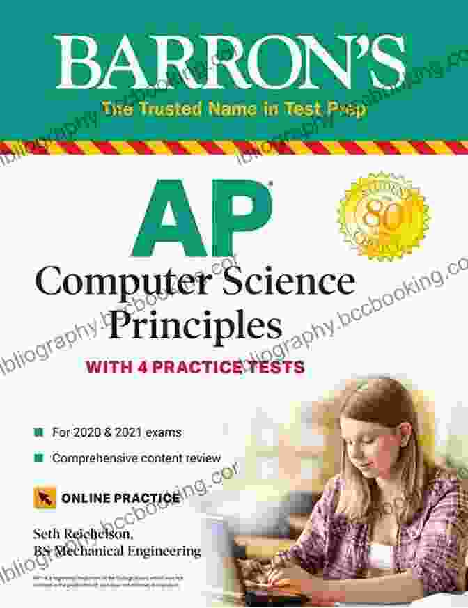 Cover Of Barron's AP Computer Science Principles With Practice Tests AP Computer Science Principles With 3 Practice Tests (Barron S Test Prep)