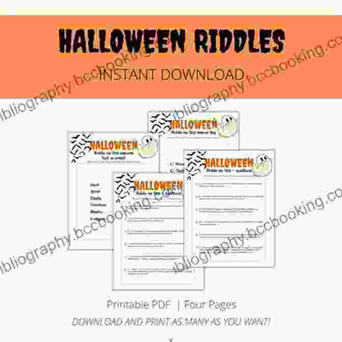 Fantasy Adventure Halloween Riddles : Activity Themed With Funny Illustrations For Kids Ages 2 4 4 8 From A Z