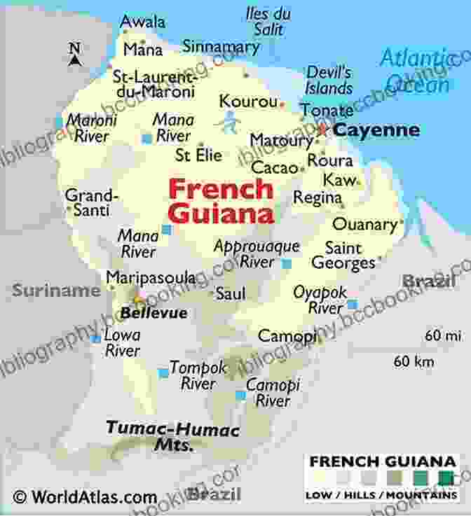 French Guiana Map A Cruising Guide To French Guiana Suriname And Guyana