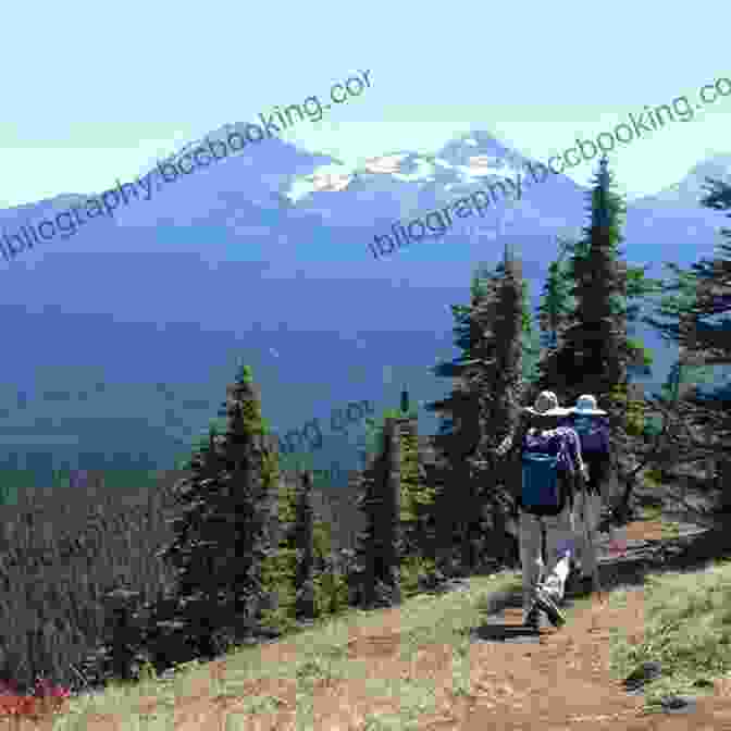 Hiker Gazing At Scenic Mountains And Lake While Hiking In Central Oregon Cascades 100 Hikes/Travel Guide: Central Oregon Cascades (Oregon Guidebooks)