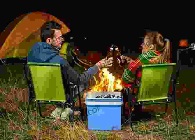 Image Of A Couple Enjoying A Campfire In Their RV A Practical Guide To Full Time RV Living: Motorhome RV Retirement Startup