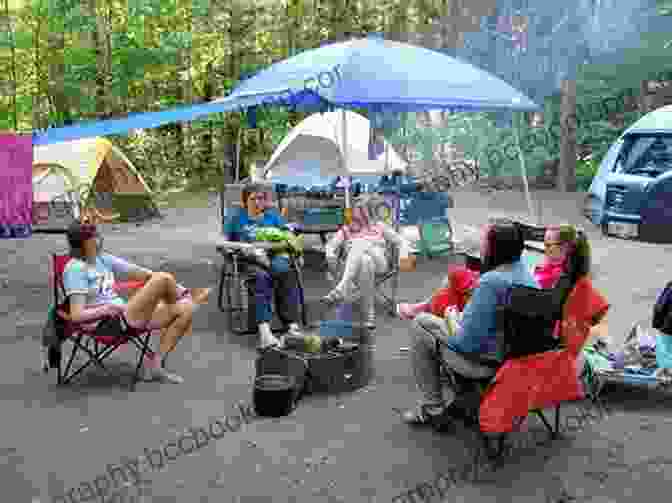 Image Of A Group Of RVers Gathered At A Campground A Practical Guide To Full Time RV Living: Motorhome RV Retirement Startup