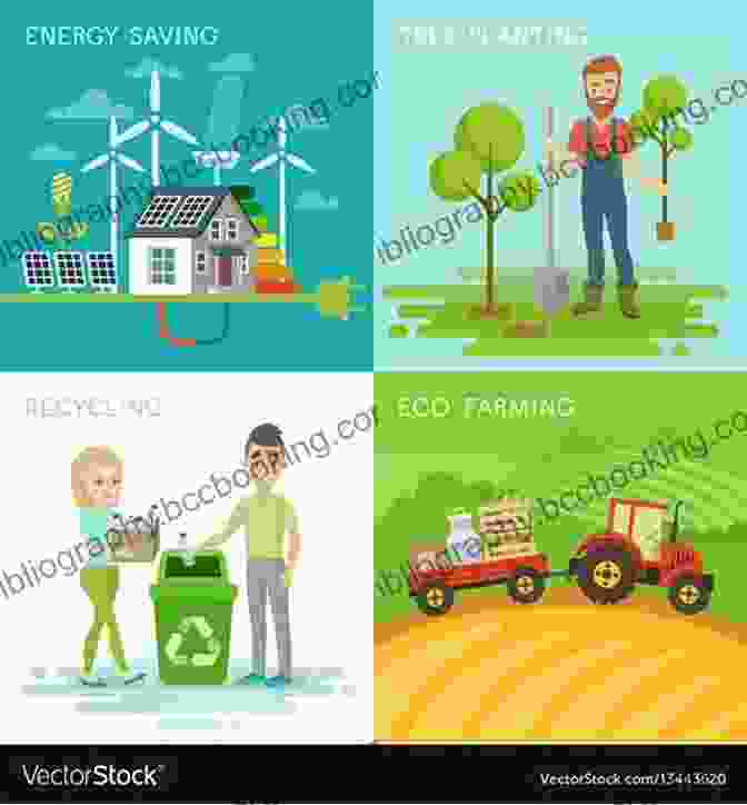Image Showcasing Individuals Engaged In Various Sustainable Practices, Such As Recycling, Planting Trees, And Using Renewable Energy PAYING OURSELVES TO SAVE THE PLANET: A Layman S Explanation Of Modern Money Theory