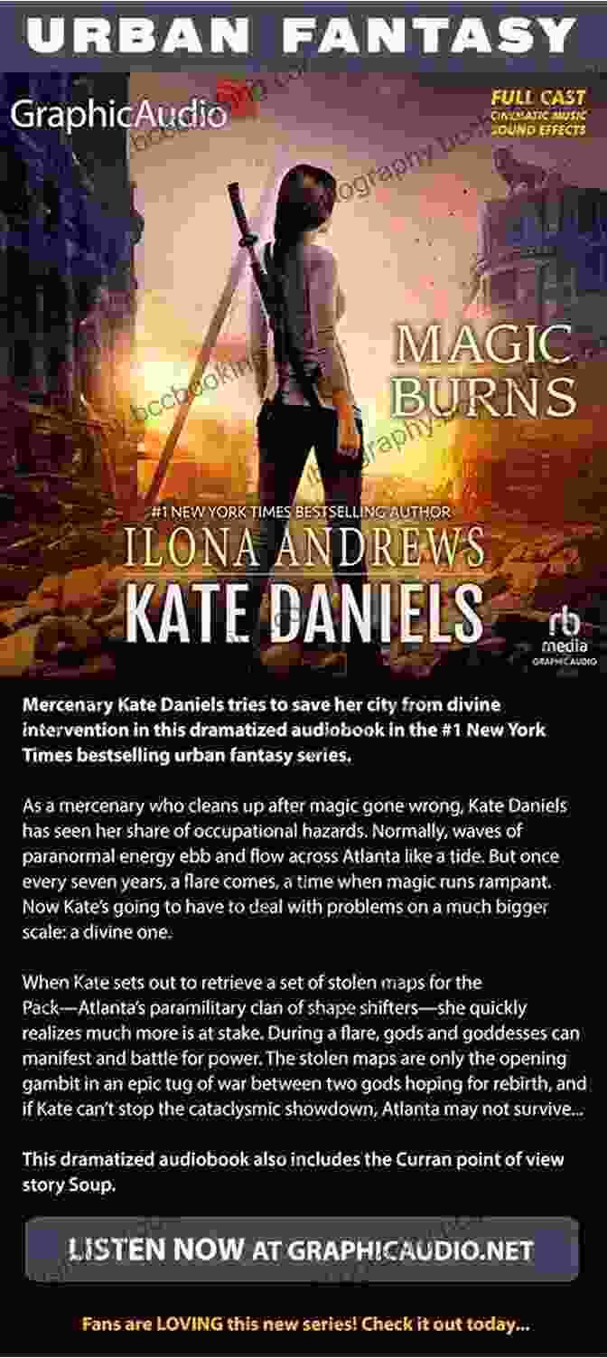 Kate Daniels, A Powerful Mercenary And Magic User With A Unique Connection To The Dead Magic Burns (Kate Daniels 2)