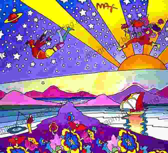 Montage Of Peter Max's Iconic Artwork Reflecting His Enduring Influence On Contemporary Art The Universe Of Peter Max