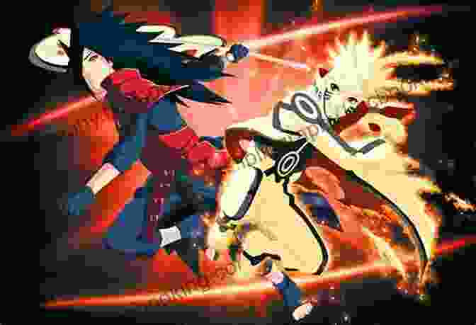 Naruto And Madara Facing Each Other In An Epic Battle, Their Powers Clashing With Explosive Force. Naruto Vol 64: Ten Tails (Naruto Graphic Novel)