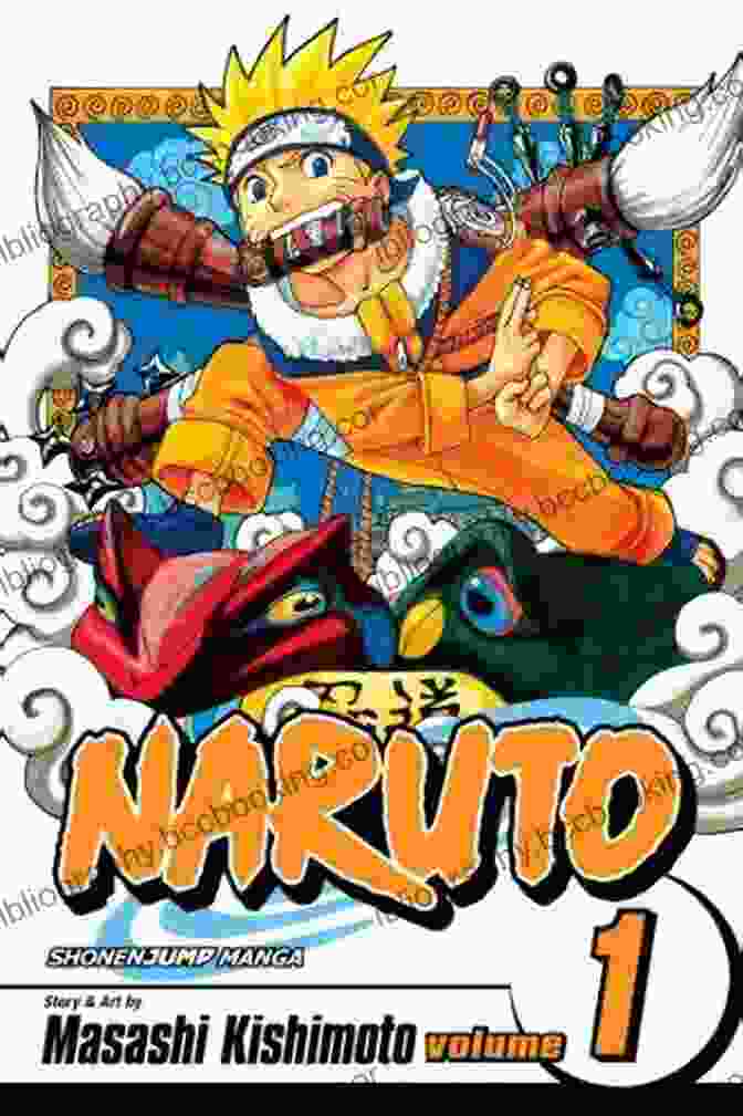 Naruto Vol 12: The Great Flight Naruto Graphic Novel Cover Featuring Naruto Uzumaki Flying Through The Air Naruto Vol 12: The Great Flight (Naruto Graphic Novel)