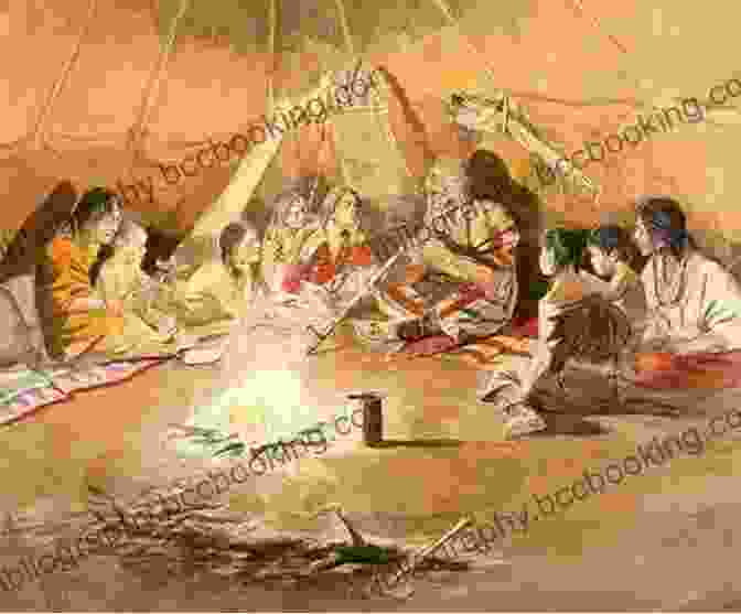 Native Americans Gathered Around A Campfire, Telling Stories The Legend Of Tsali: The True Tale Of A Native American And The Trail Of Tears (Short Campfire Stories For Kids 2)