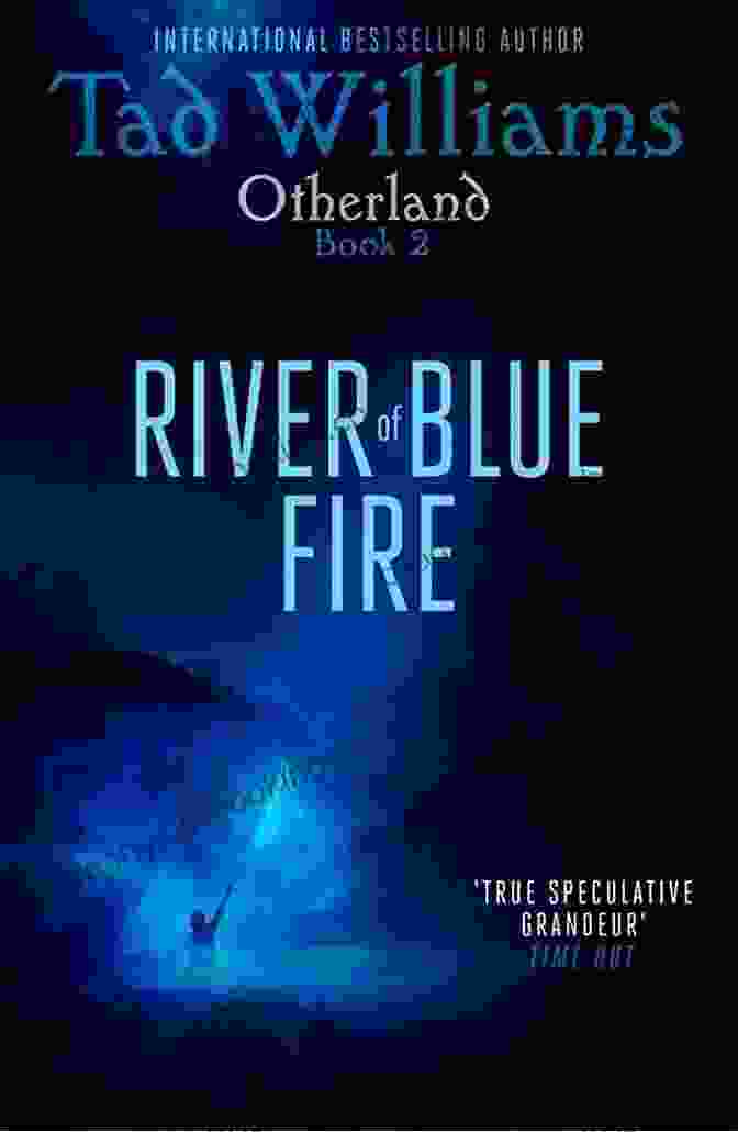Otherland: River Of Blue Fire Book Cover Featuring A Vibrant Blue Orb Floating In A Digital Landscape. Otherland: River Of Blue Fire