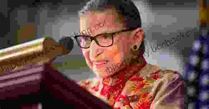 Ruth Bader Ginsburg Delivering A Powerful Dissent From The Supreme Court Bench, Her Expression Conveying Both Intellectual Rigor And A Passion For Justice. Notorious RBG: The Life And Times Of Ruth Bader Ginsburg