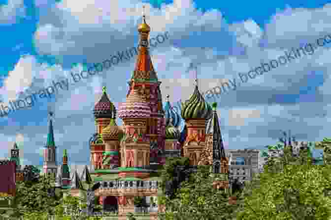St. Basil's Cathedral With A Clear Blue Sky And A Few Clouds In The Background Famous Churches Of The World