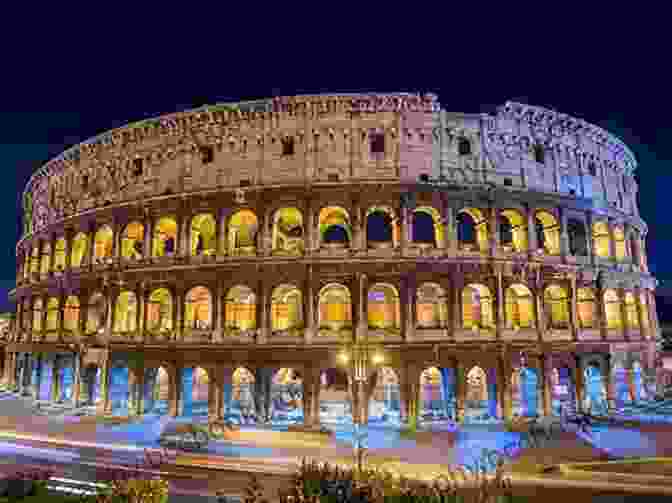 Stunning View Of The Colosseum In Rome, An Enduring Symbol Of Ancient Roman Architecture A Visit To The Holy Land Egypt And Italy