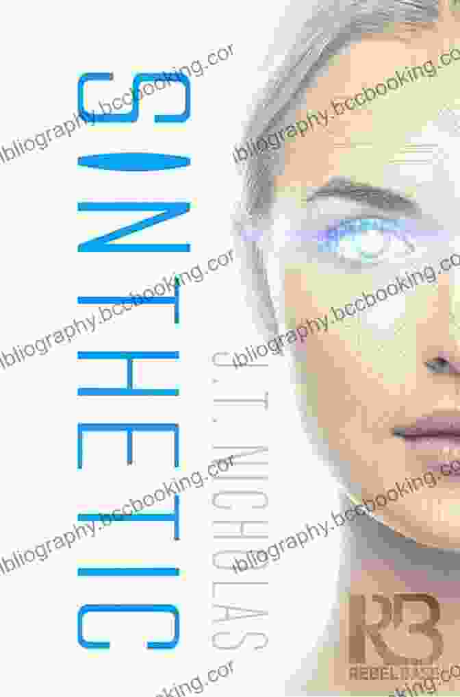 Synthetic: The New Lyons Sequence Book Cover With A Woman's Face And Technological Elements SINthetic (The New Lyons Sequence 1)
