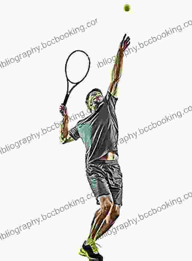 Tennis Player Executing A Serve Single Tennis Strategies Mental Tactics And Drills Book: Ways To Improve Your Tennis Match: Singles Tennis Strategy Playing Smart Tennis