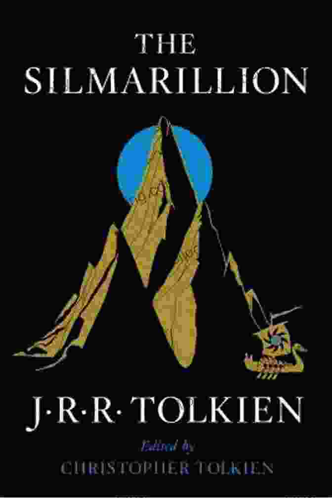 The Silmarillion Book Cover Featuring A Majestic Golden Dragon Soaring Over A Battle Scene The Silmarillion J R R Tolkien