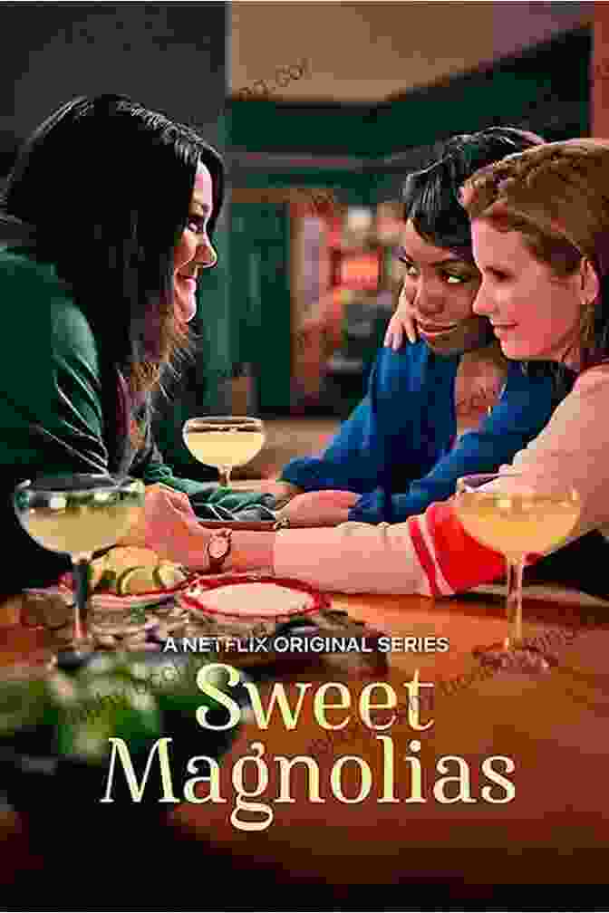 The Sweet Magnolias Book Cover Featuring Three Women Sitting On A Porch Swing, Laughing And Enjoying Each Other's Company. A Slice Of Heaven (The Sweet Magnolias 2)