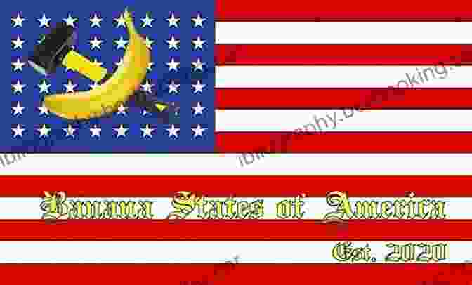 United States Of Banana Graphic Novel Cover Art Featuring A Half Peeled Banana With The American Flag Pattern On It United States Of Banana: A Graphic Novel (Latinographix)