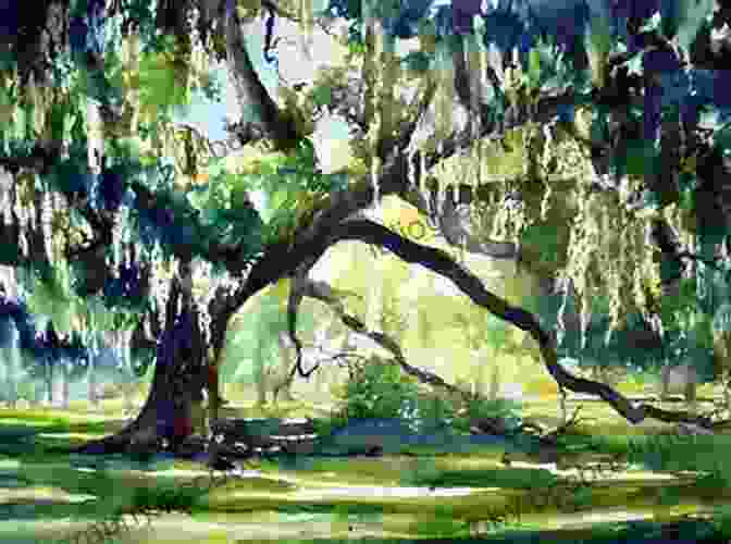 Watercolour Painting Of A Majestic Oak Tree With Intricate Branches And Leafy Canopy Painting Watercolour Trees The Easy Way