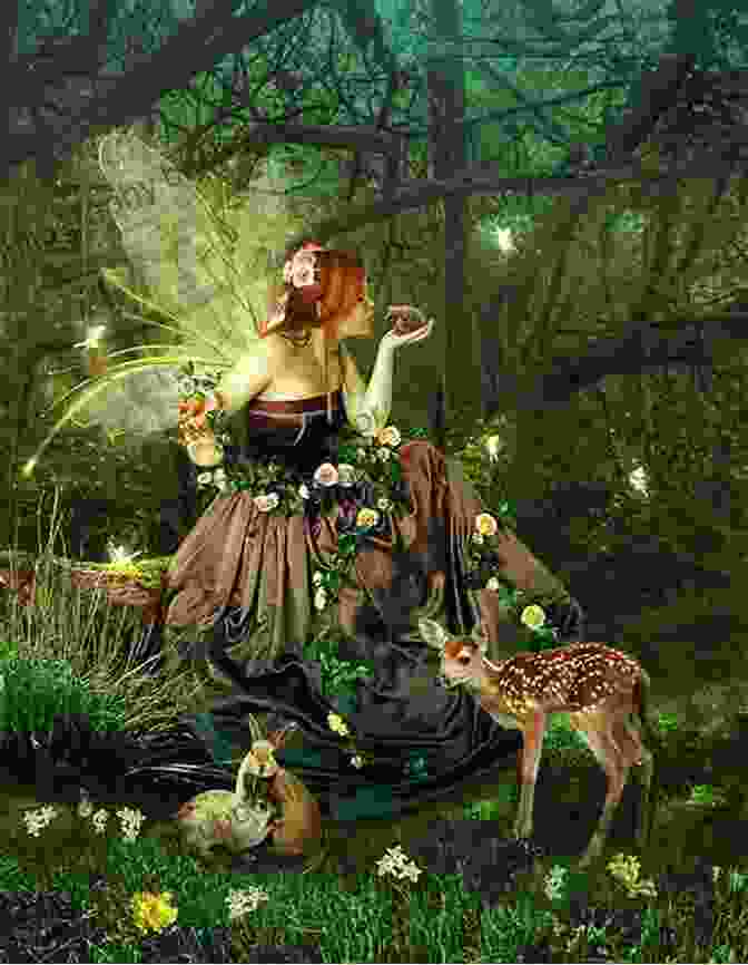 Whimsical Illustration Of A Fairy Princess In A Woodland Setting The Orange Fairy (Annotated): A Collection Of Children S Stories By Andrew Lang With Illustrations