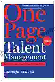 One Page Talent Management With A New Introduction: Eliminating Complexity Adding Value