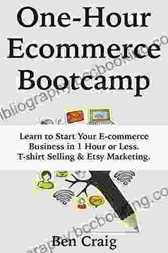 One Hour E Commerce Blueprint: Learn To Start Your E Commerce Business In 1 Hour Or Less T Shirt Selling Etsy Marketing
